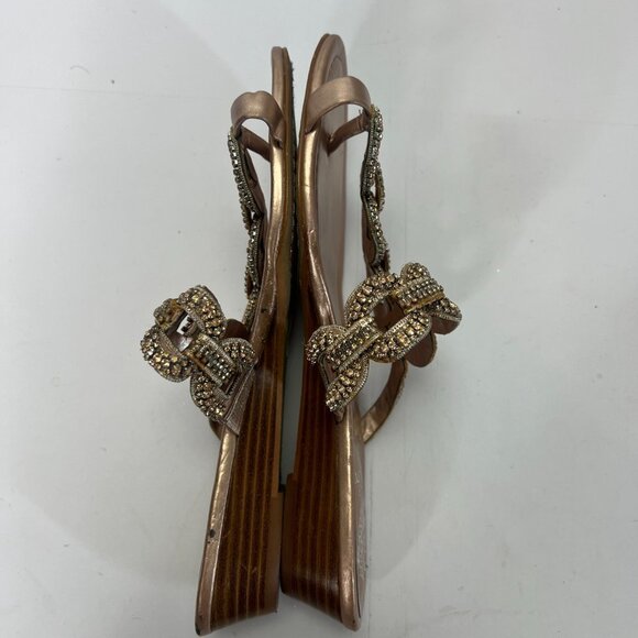 Vince Camuto Embellished Crystal Sandals Size 9 - Picture 4 of 6